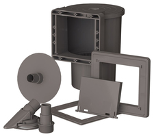 GRE AR100 skimmer graphite včetně trysky 100G