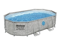 Bestway Power Steel Rattan Swim Vista 488 x 305 x 107 cm 56946