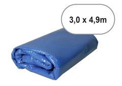 Solární plachta modrá na bazén 3 x 4,9m